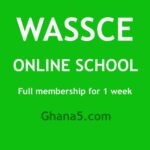 full membership one week wassce online school